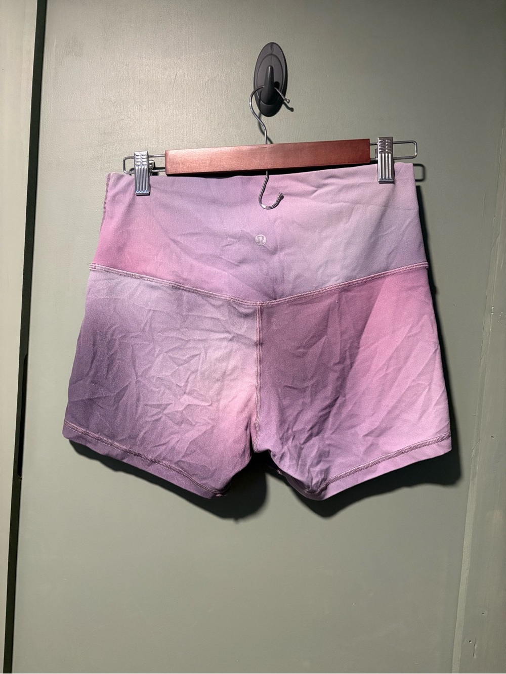 lululemon athletica Lavender-Pink Ombre High-Rise Bike Shorts